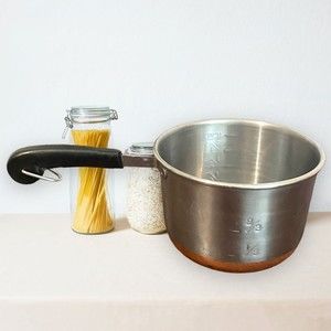 Vtg Revere Ware 1 Cup Copper Bottom Measuring Cup Butter Warmer